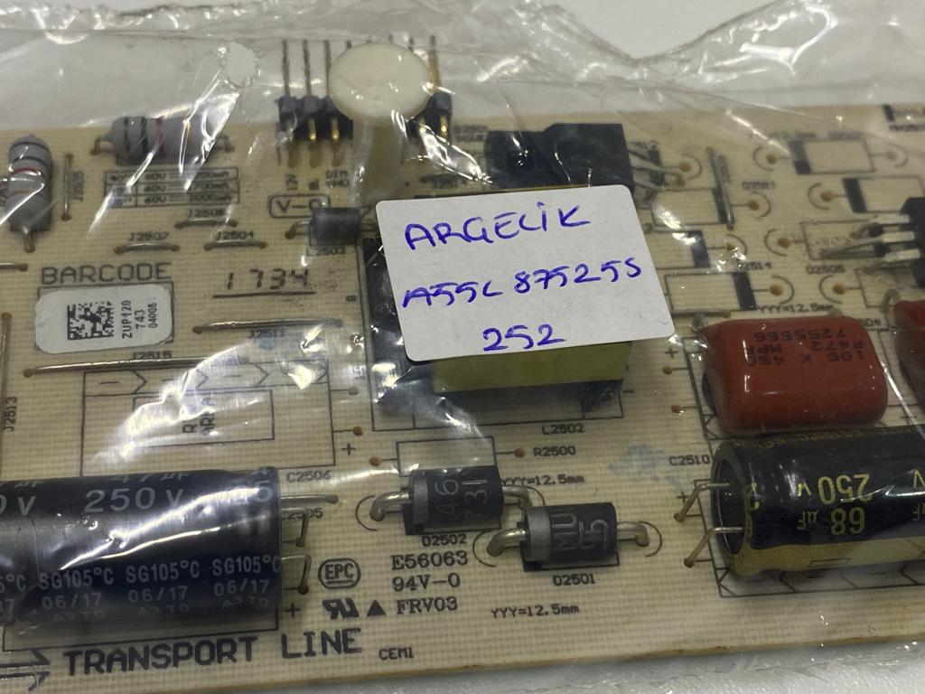 Arçelik A55l 875255 Led Sürücü Zum193r-02 Zup120